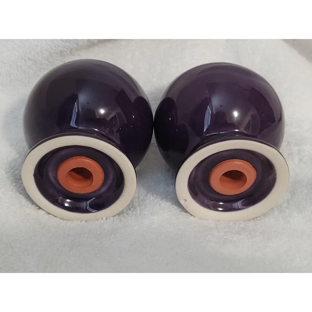 Ceramic Salt and Pepper Shakers Fiesta Dinnerware by Homer Laughlin Plum Color